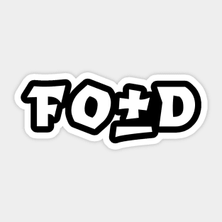 Fo+D Sticker